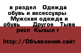  в раздел : Одежда, обувь и аксессуары » Мужская одежда и обувь »  » Другое . Тыва респ.,Кызыл г.